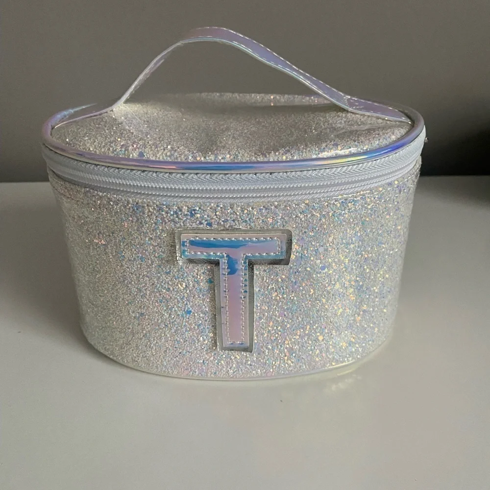 Glitter Makeup Train Case